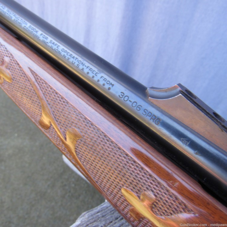 Classic 70s Era Remington 7600 Pump Rifle 30-06 W/Gloss wood and rust blue -img-9