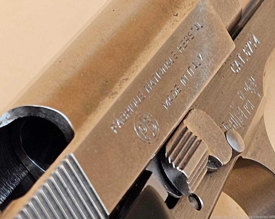 Fabrique Nationale (Beretta) Browning BDA .380 ACP pistol nickel plated -img-15