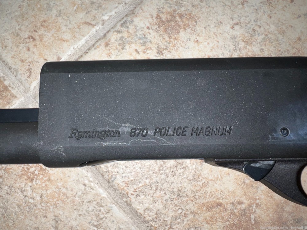 Remington 870 Police Magnum - 12 Gauge Shotgun - No Barrel - Former LEO!-img-9