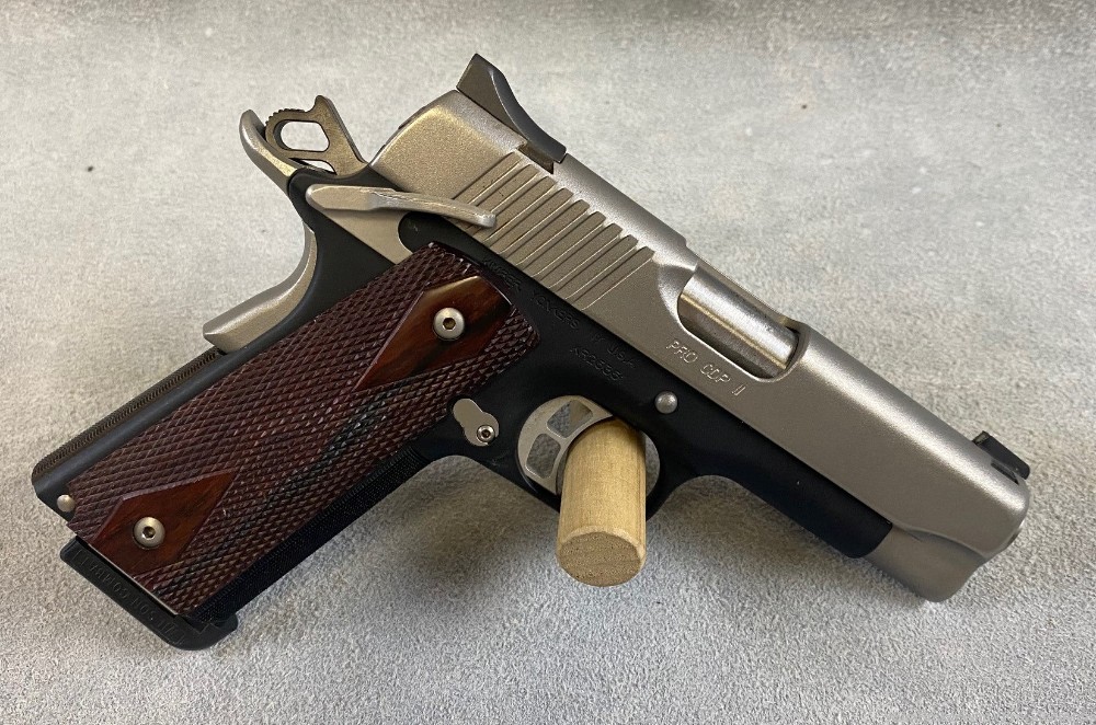 KIMBER PRO CDP II 45 ACP 2 MAGS BOX  GOOD CONDITION *USED* PENNY AUCTION -img-1