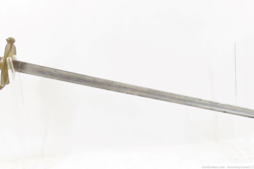 CIVIL WAR Era Antique AMES MANUFACTURING Co. U.S. M1840 NCO Sword SCABBARD -img-4