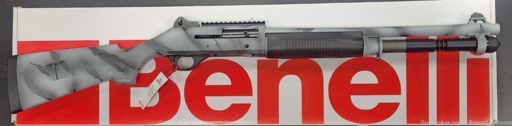 Benelli M4 Custom Cerakote 12ga 18.5" barrel NIB -img-0