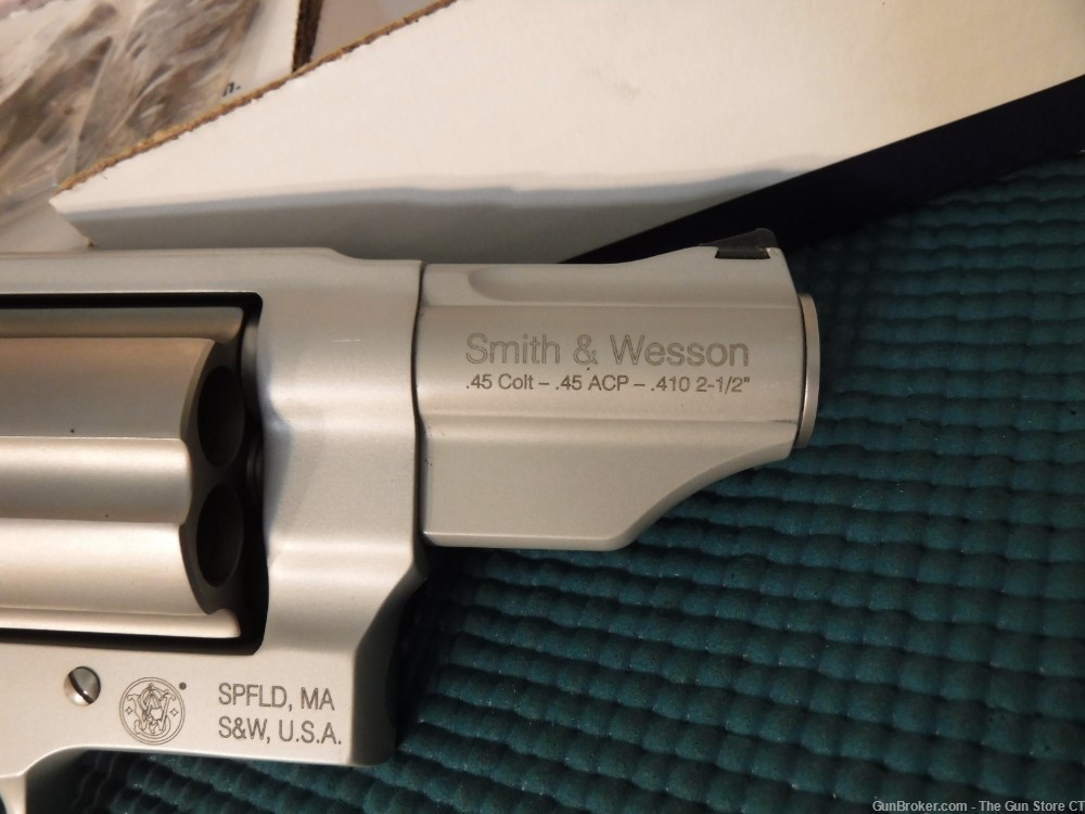 S&W Governor Silver .45 Colt .410 6 Shot Revolver #160410-img-11