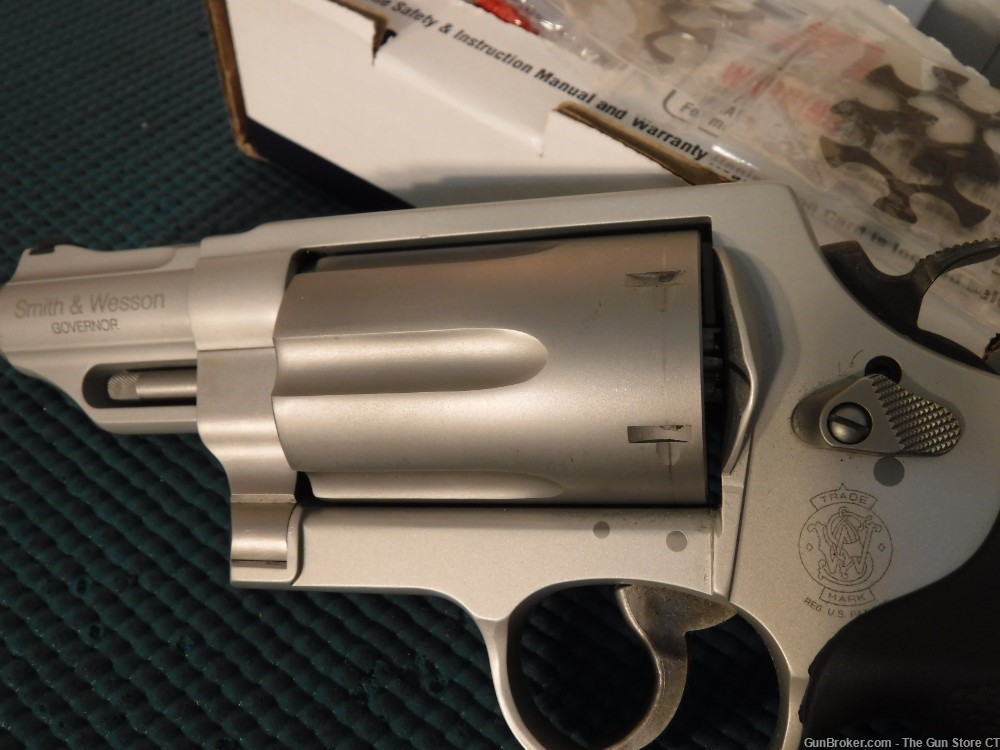 S&W Governor Silver .45 Colt .410 6 Shot Revolver #160410-img-6