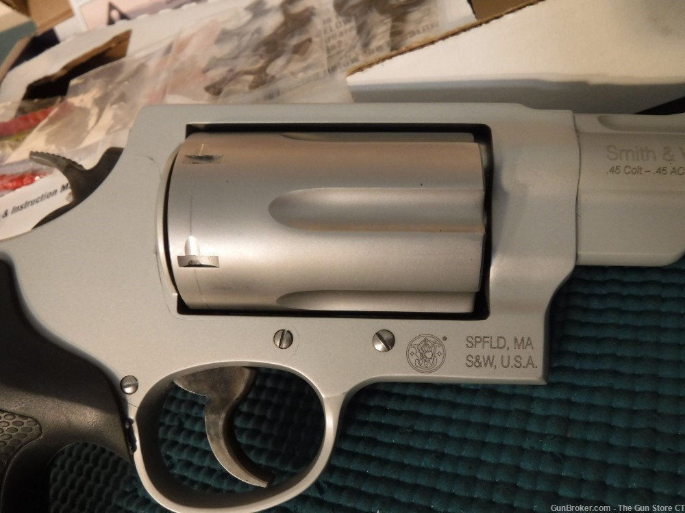 S&W Governor Silver .45 Colt .410 6 Shot Revolver #160410-img-10