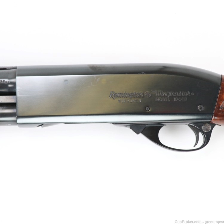 Remington 870TB Wingmaster Trap 12ga 30" Full Gorgeous Wood!-img-13