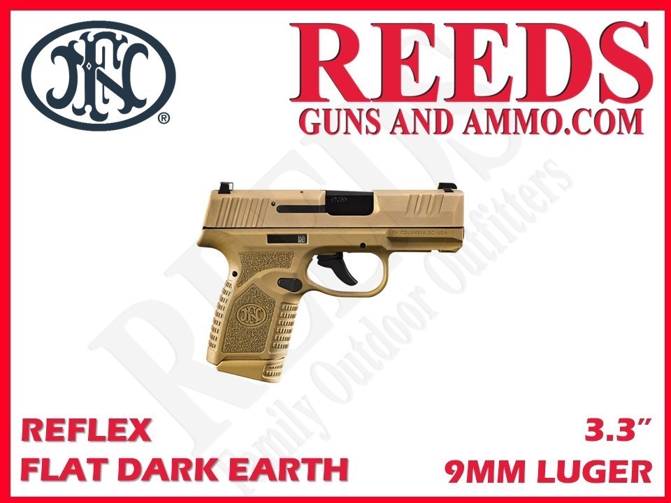 FN Reflex MRD FDE 9mm 3.3in 2 Mags 66-101411-img-0