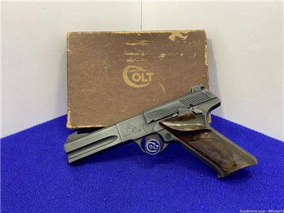 1950 Colt Match Target .22LR Blue 4.5"*EXCELLENT WOODSMAN 2ND SERIES MODEL*