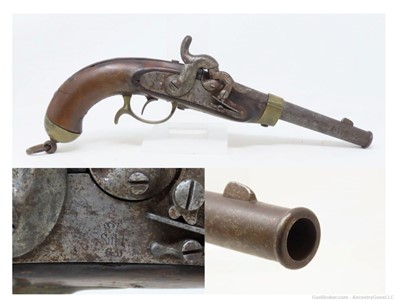 Scarce REGIMENT MARKED Antique PRUSSIAN CAVALRY M1850 Percussion Pistol