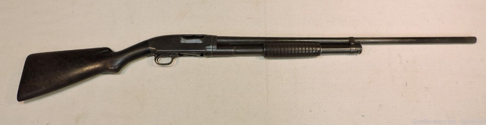 1927 Winchester Model 12 16Ga. Pump Action Take Down Shotgun-img-0