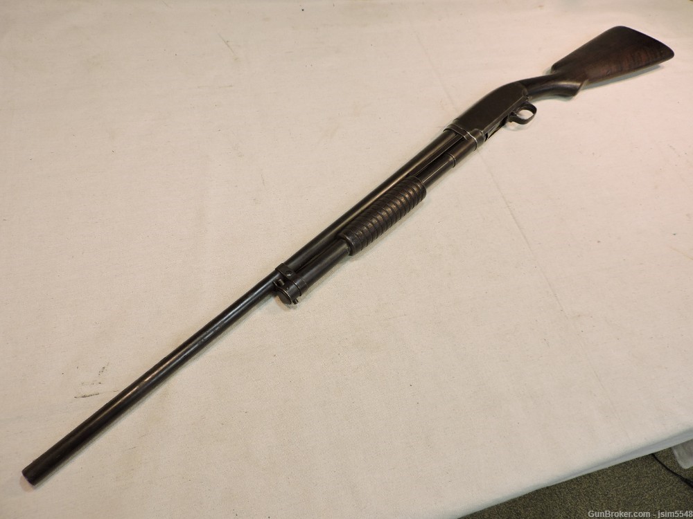 1927 Winchester Model 12 16Ga. Pump Action Take Down Shotgun-img-9