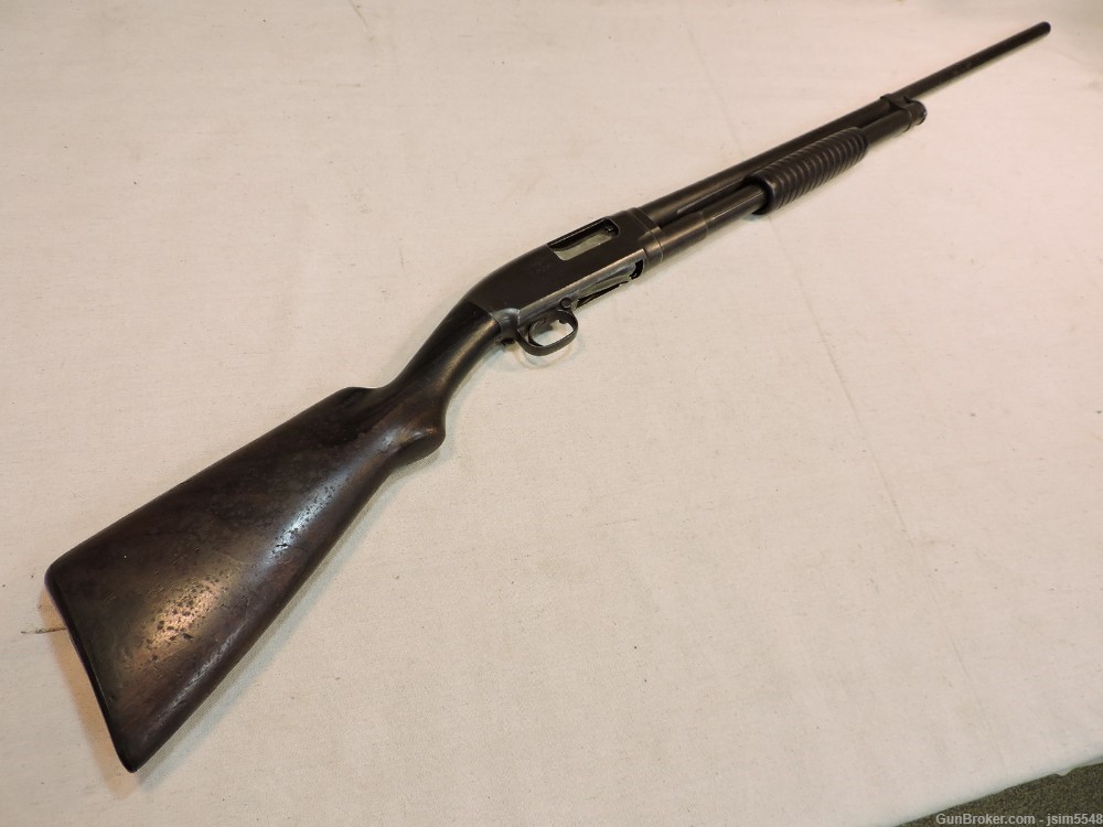 1927 Winchester Model 12 16Ga. Pump Action Take Down Shotgun-img-6