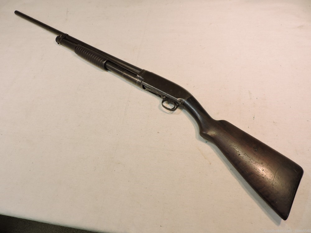 1927 Winchester Model 12 16Ga. Pump Action Take Down Shotgun-img-7