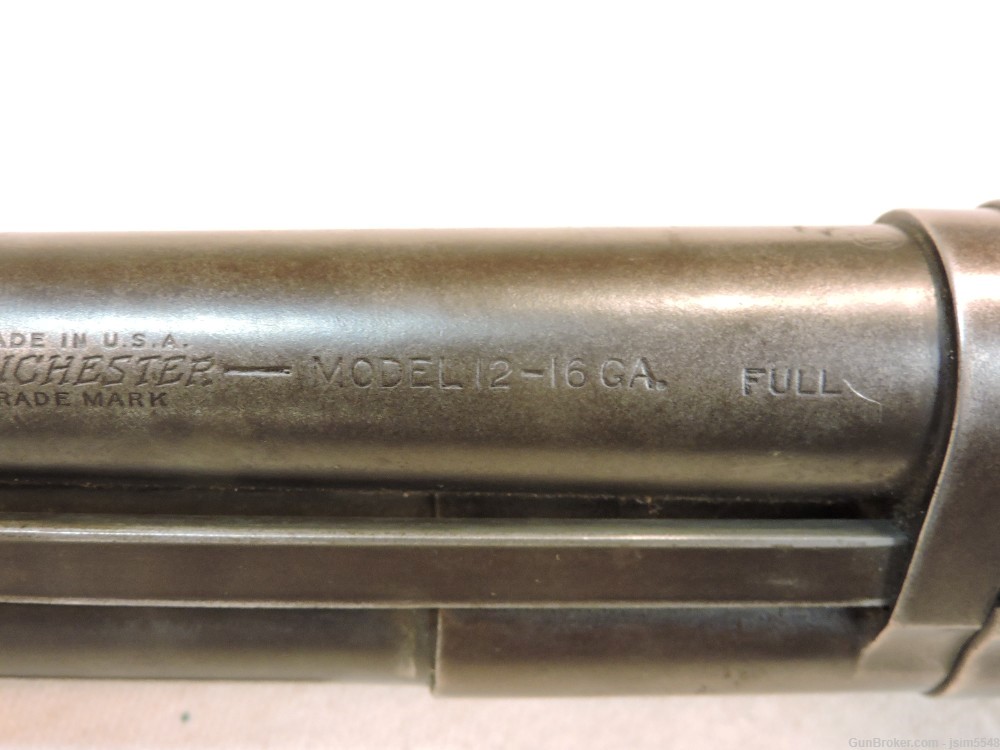 1927 Winchester Model 12 16Ga. Pump Action Take Down Shotgun-img-13