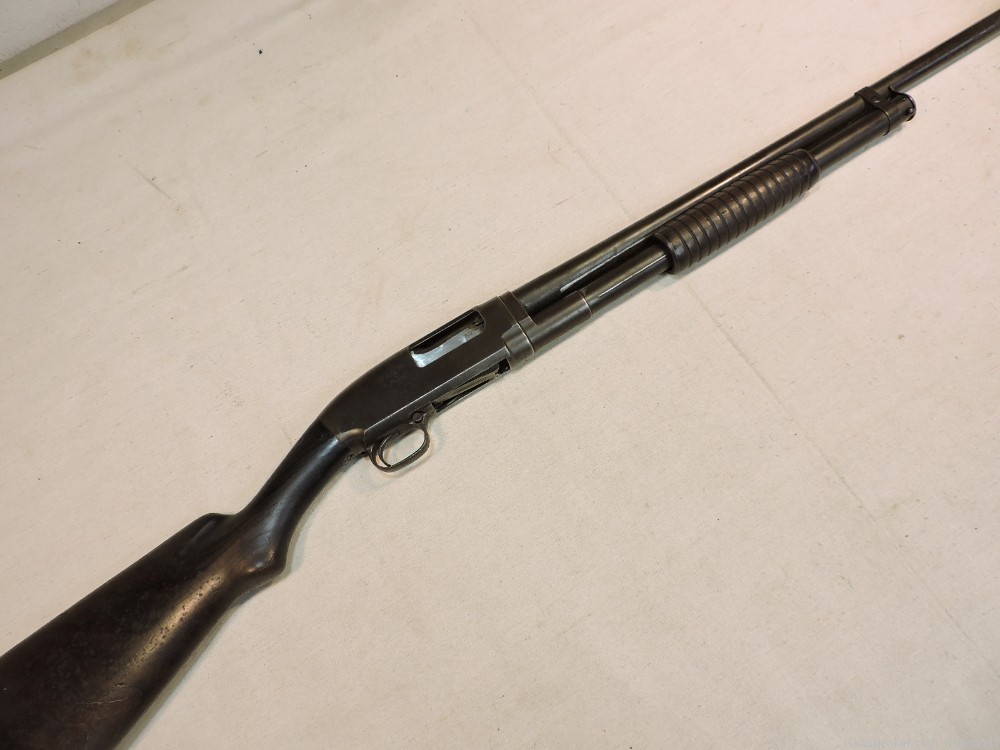 1927 Winchester Model 12 16Ga. Pump Action Take Down Shotgun-img-2