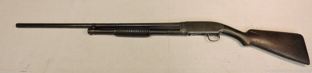 1927 Winchester Model 12 16Ga. Pump Action Take Down Shotgun-img-1
