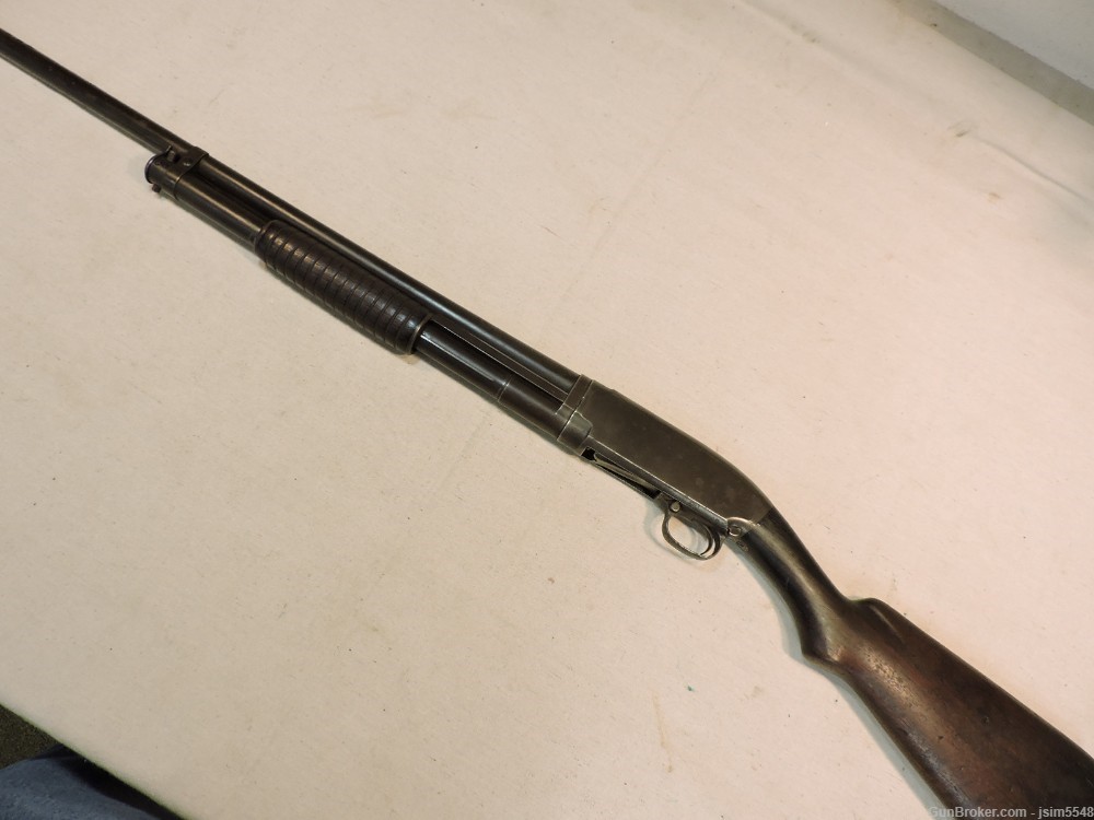 1927 Winchester Model 12 16Ga. Pump Action Take Down Shotgun-img-3