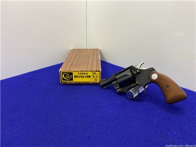 1964 Colt Cobra .38 Spl Blue 2" *COLLECTIBLE FIRST ISSUE SNAKE* Stunning