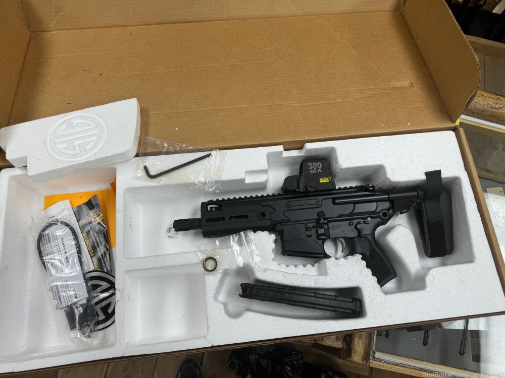 Sig Sauer MCX Rattler .300 aac Blackout 5.5” Eotech arm brace used-img-1
