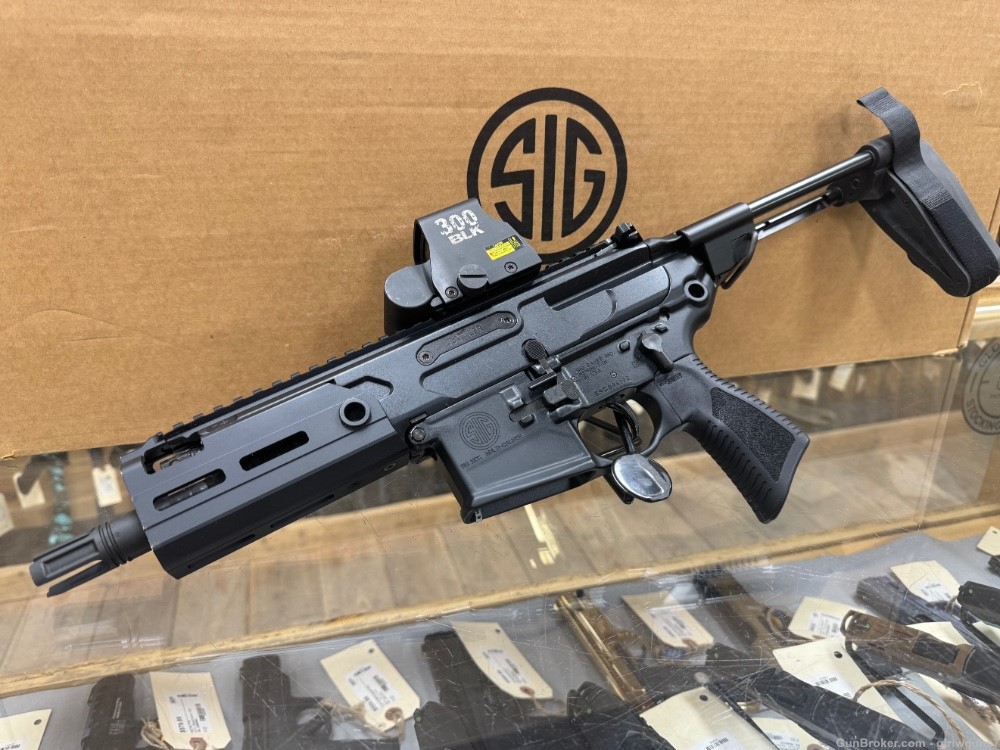 Sig Sauer MCX Rattler .300 aac Blackout 5.5” Eotech arm brace used-img-0