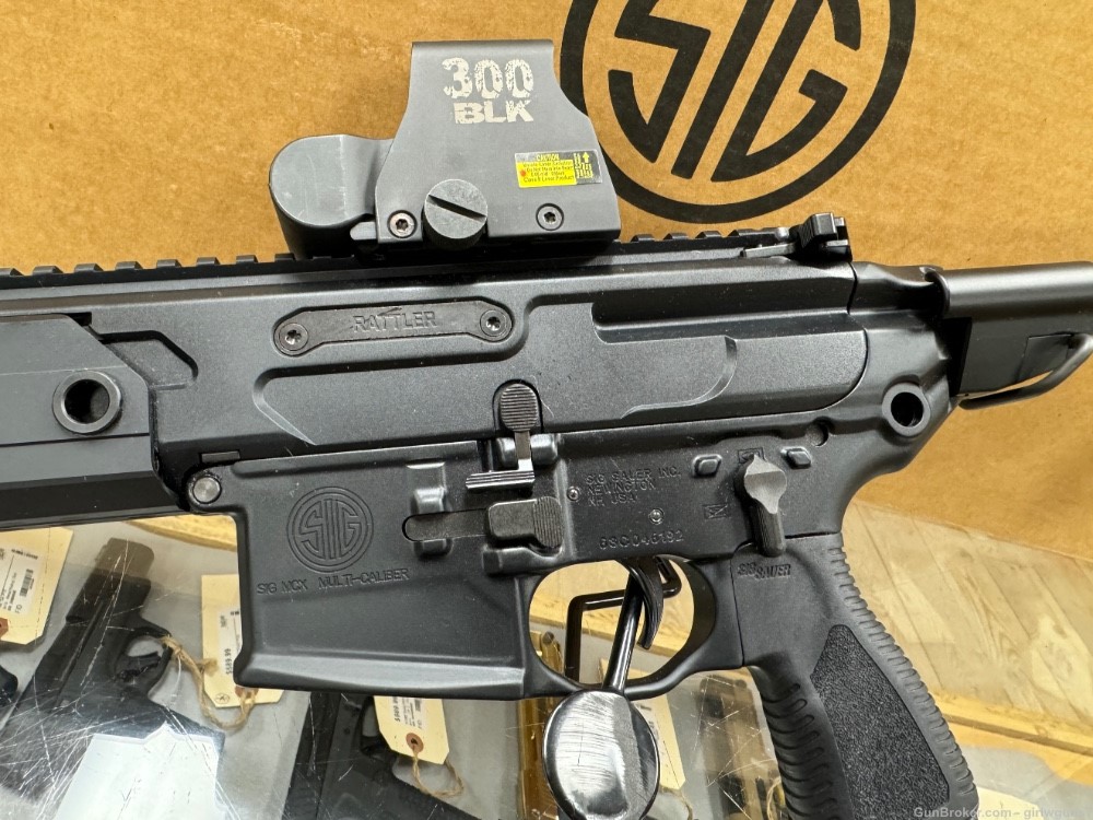 Sig Sauer MCX Rattler .300 aac Blackout 5.5” Eotech arm brace used-img-3