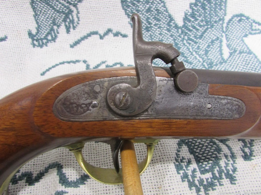 1800's 45cal Kentucky / Navy Moll Percussion Pistol -img-2