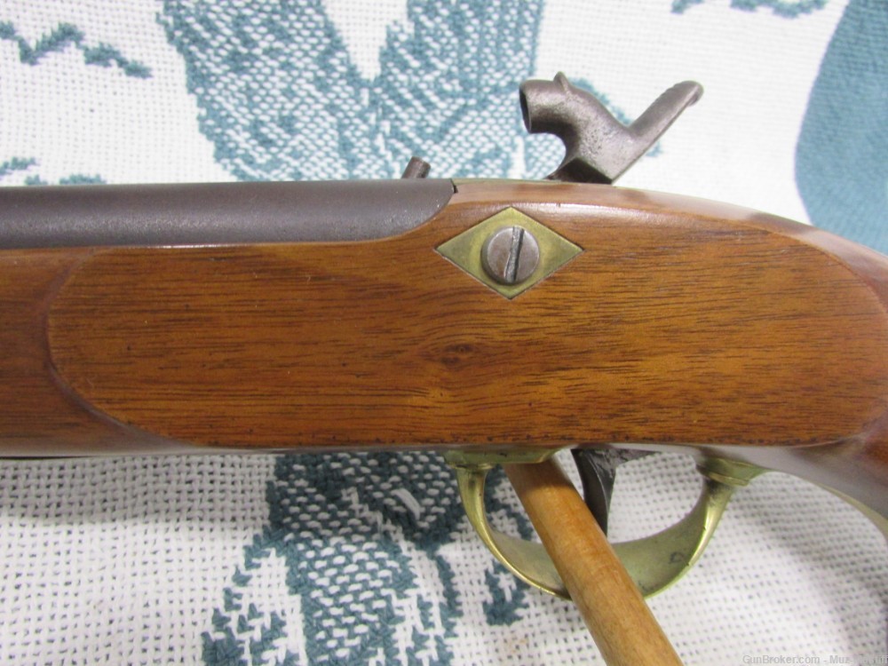 1800's 45cal Kentucky / Navy Moll Percussion Pistol -img-9