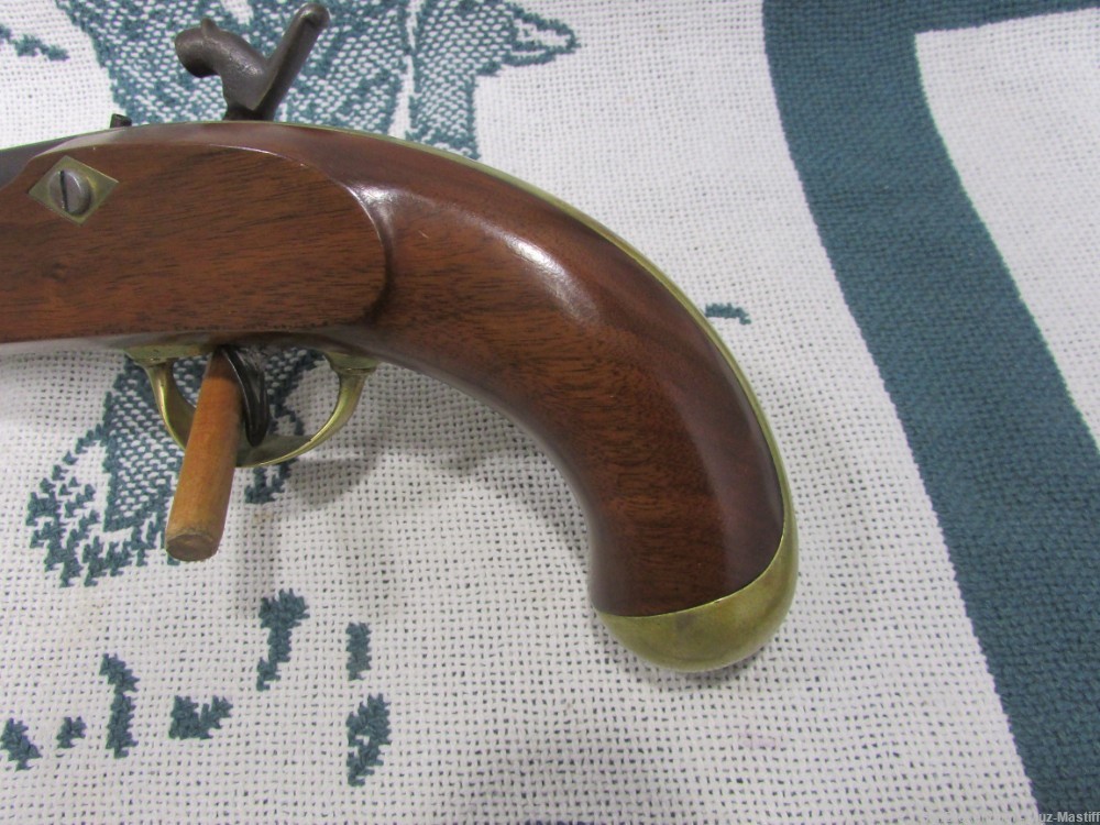 1800's 45cal Kentucky / Navy Moll Percussion Pistol -img-8