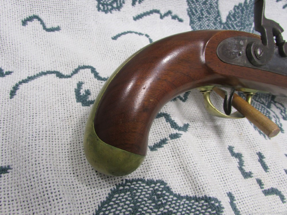 1800's 45cal Kentucky / Navy Moll Percussion Pistol -img-1