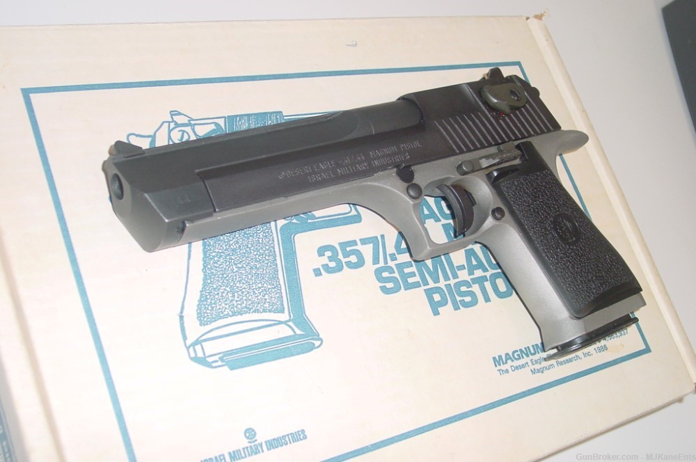 Made in Israel IMI Magnum Research Desert Eagle .44Mag pistol w/3 magazines-img-9