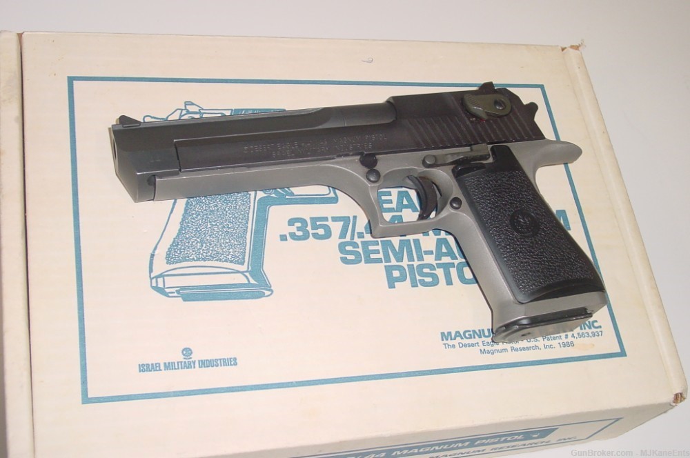 Made in Israel IMI Magnum Research Desert Eagle .44Mag pistol w/3 magazines-img-8