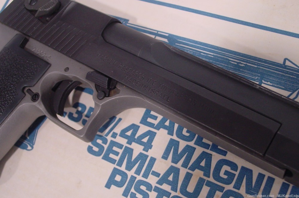 Made in Israel IMI Magnum Research Desert Eagle .44Mag pistol w/3 magazines-img-6