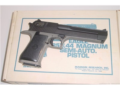 Made in Israel IMI Magnum Research Desert Eagle .44Mag pistol w/3 magazines