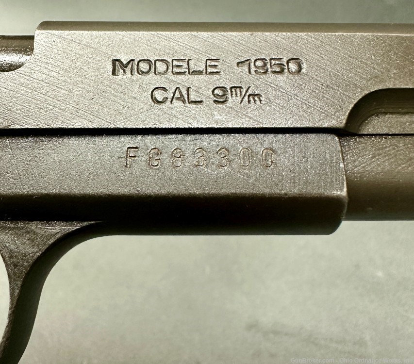 Pair of Consecutive Serial Numbered French MAS Model 1950 Pistols-img-75