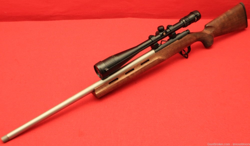 Cooper Arms 57M Montana Varminter .22 LR 24"-barrel W/Bushell Elite scope.-img-4