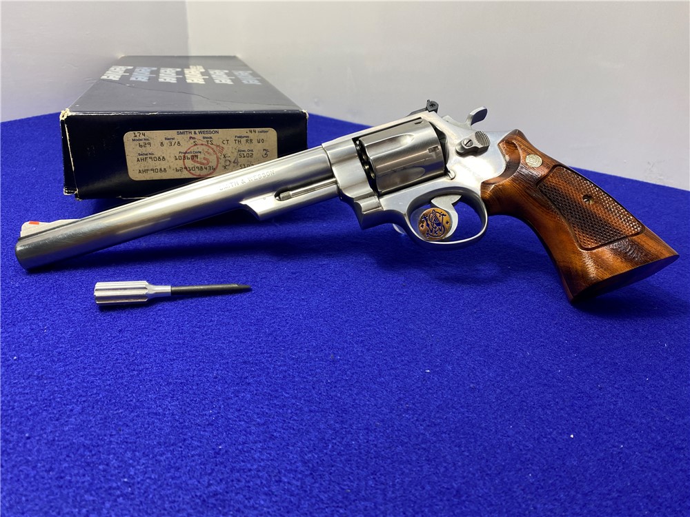 Smith Wesson 629-1 .44mag Stainless 8 3/8" *CLASSIC DOUBLE-ACTION REVOLVER*-img-0