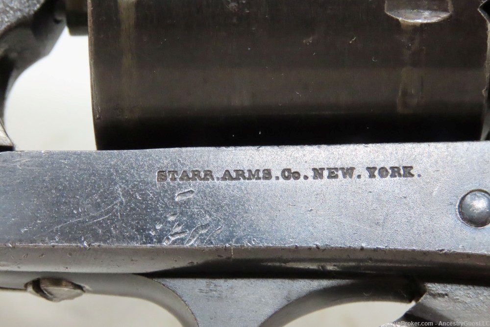 CIVIL WAR Era Antique STARR ARMS M1858 “ARMY” .44 CF Conversion Revolver   -img-5