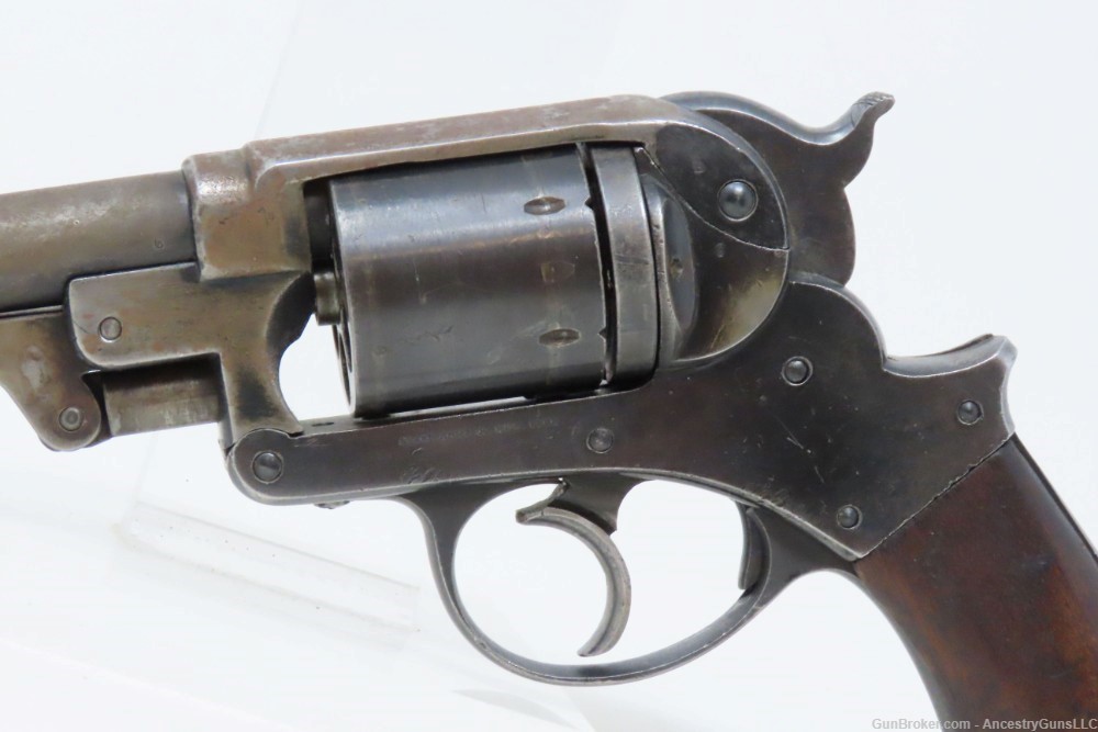 CIVIL WAR Era Antique STARR ARMS M1858 “ARMY” .44 CF Conversion Revolver   -img-3