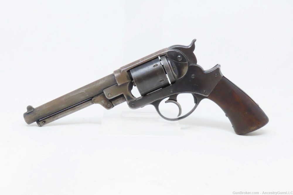 CIVIL WAR Era Antique STARR ARMS M1858 “ARMY” .44 CF Conversion Revolver   -img-1