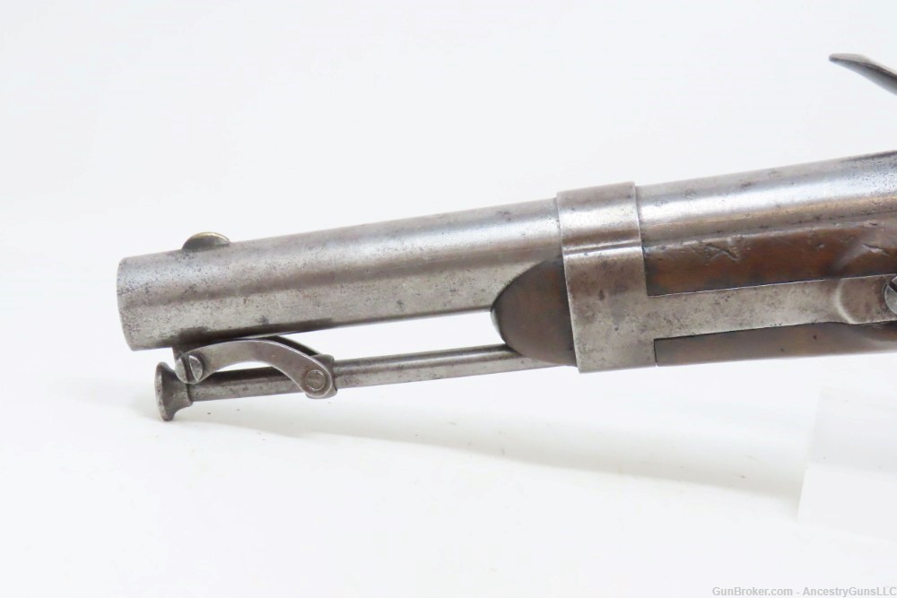 1837 Antique ASA WATERS U.S. M1836 .54 Military DRAGOON FLINTLOCK Pistol   -img-19
