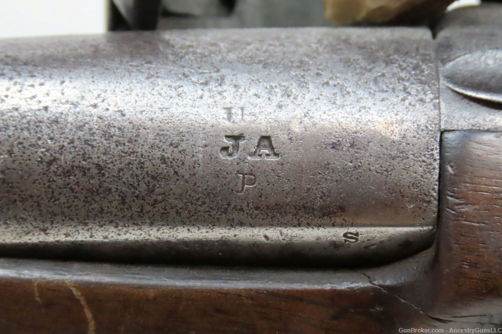 1837 Antique ASA WATERS U.S. M1836 .54 Military DRAGOON FLINTLOCK Pistol   -img-9