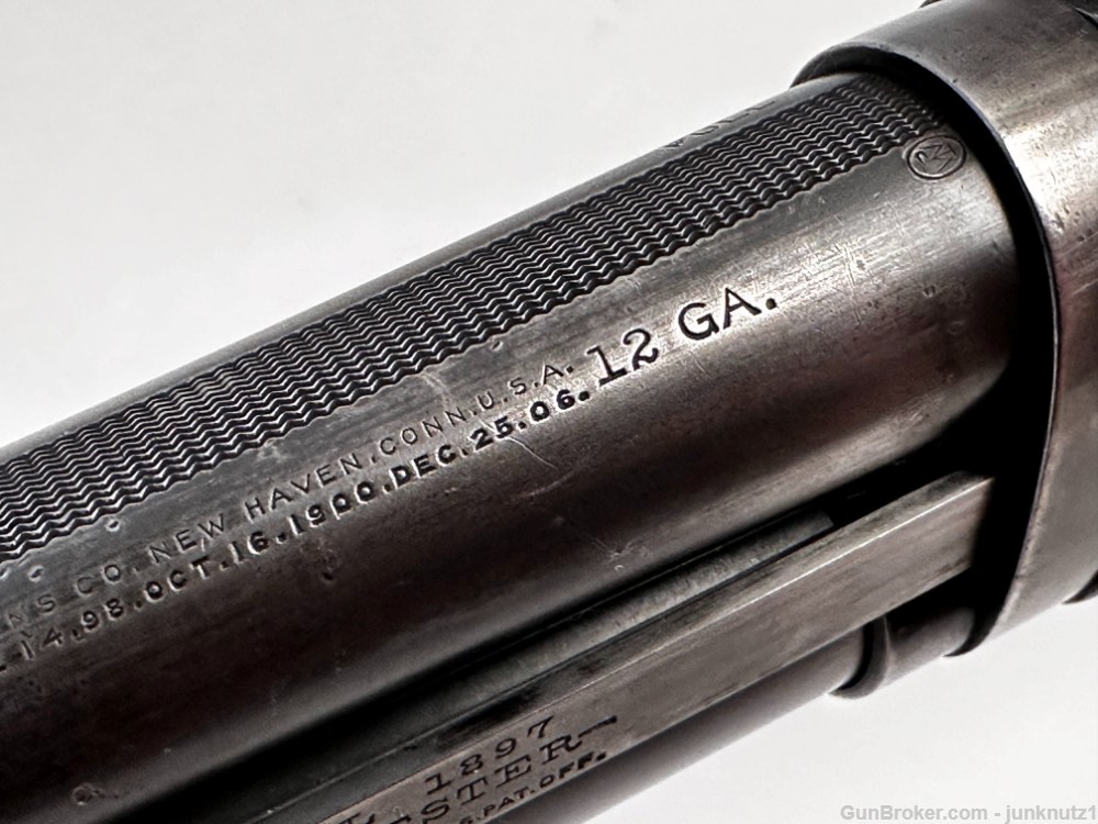 Winchester Model 1897 Black Diamond Trap 12 Gauge made in 1911-img-11