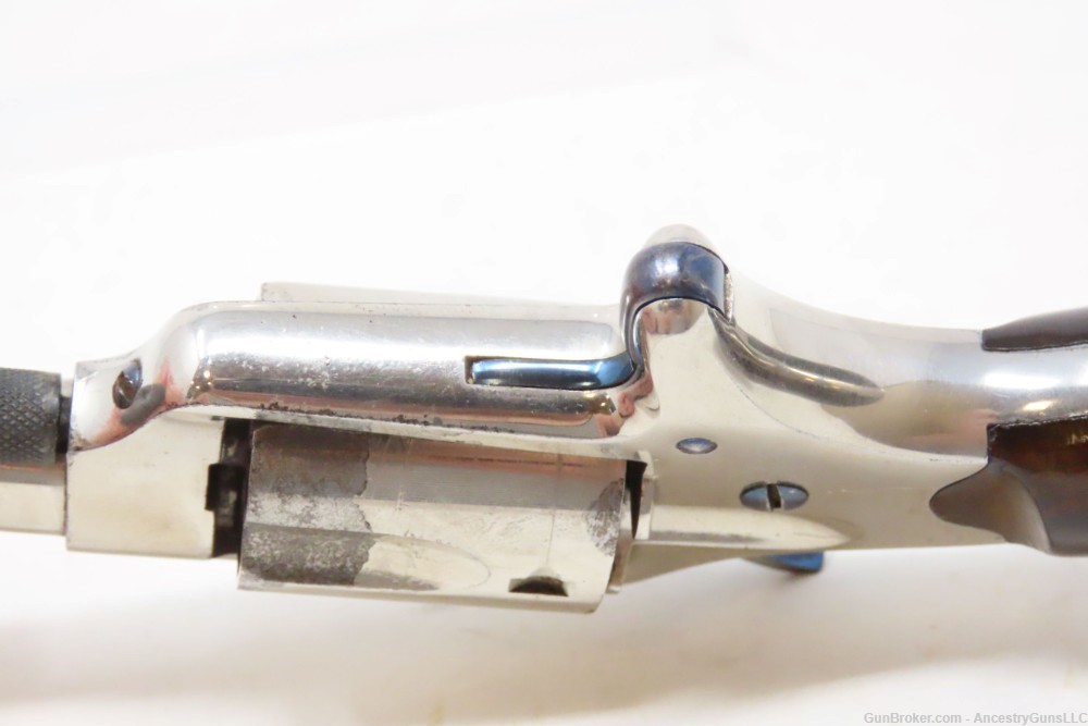 1874 Antique Nickel COLT NEW LINE .32 Caliber Rimfire SPUR TRIGGER Revolver-img-11
