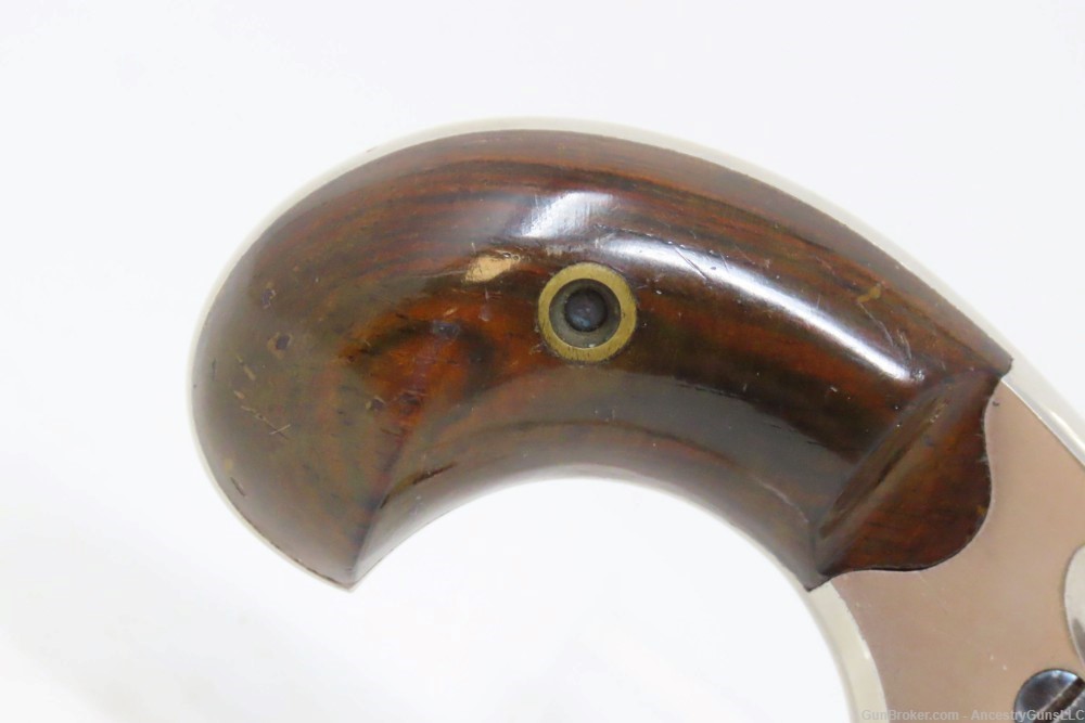 1874 Antique Nickel COLT NEW LINE .32 Caliber Rimfire SPUR TRIGGER Revolver-img-14