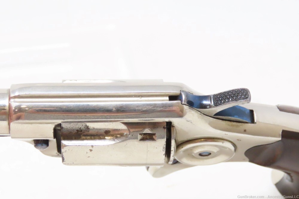 1874 Antique Nickel COLT NEW LINE .32 Caliber Rimfire SPUR TRIGGER Revolver-img-7