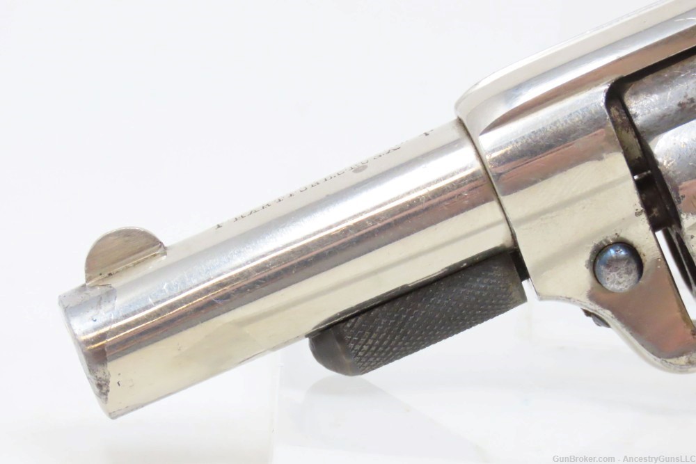 1874 Antique Nickel COLT NEW LINE .32 Caliber Rimfire SPUR TRIGGER Revolver-img-4