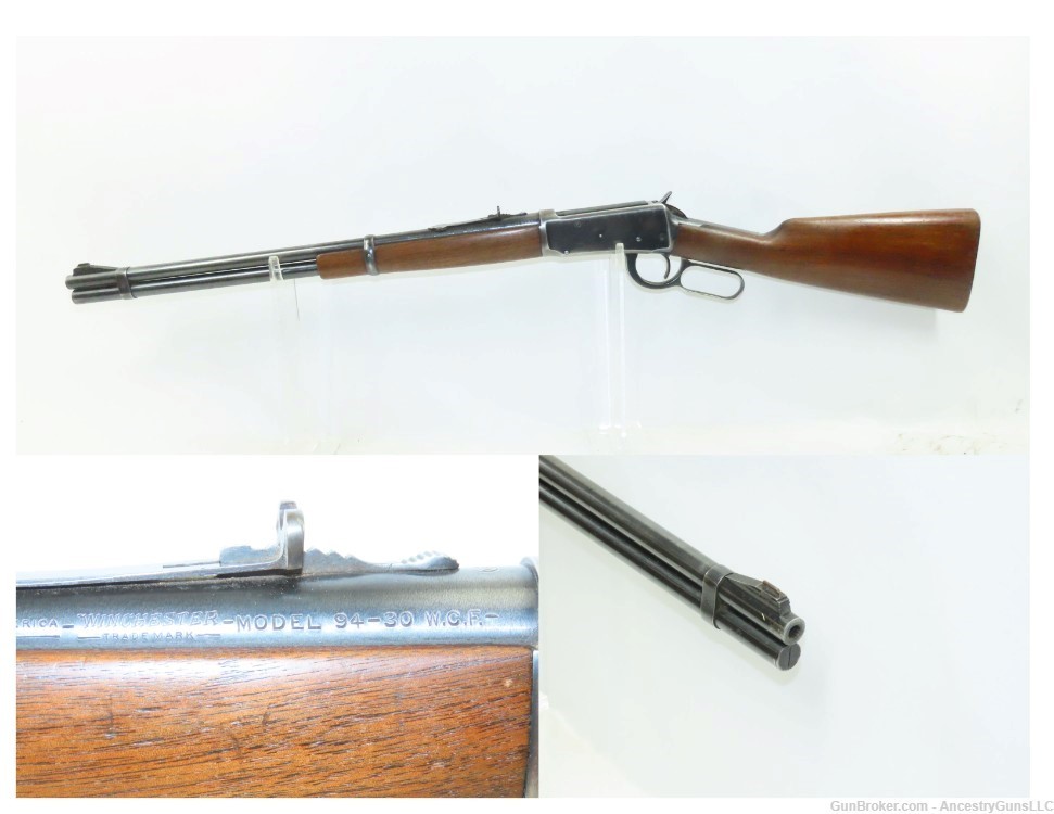 Pre-1964 WINCHESTER M 94 .30-30 WCF Lever Action Carbine C&R DEER HUNTER   -img-0