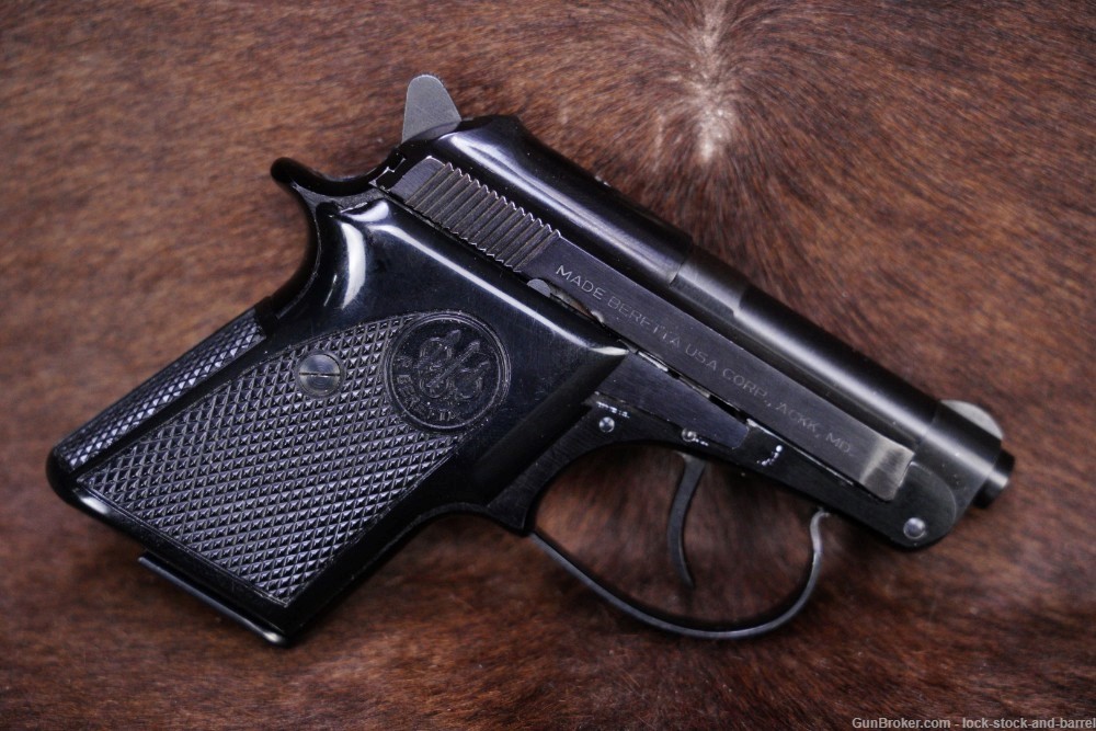 Beretta Model 20 .25 ACP Tip Up 2.5” Semi Automatic Pocket Pistol -img-2