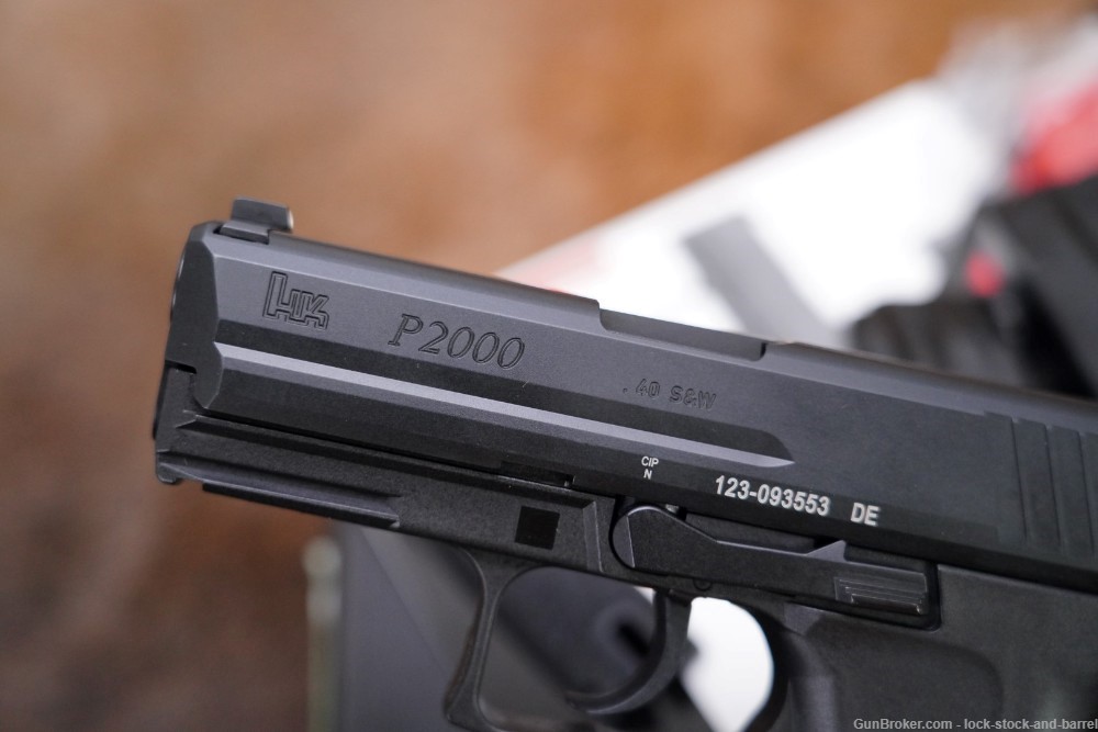 Heckler & Koch HK P2000  V2 .40 S&W 3.66" DA/SA Semi-Auto Pistol, 2022-img-9