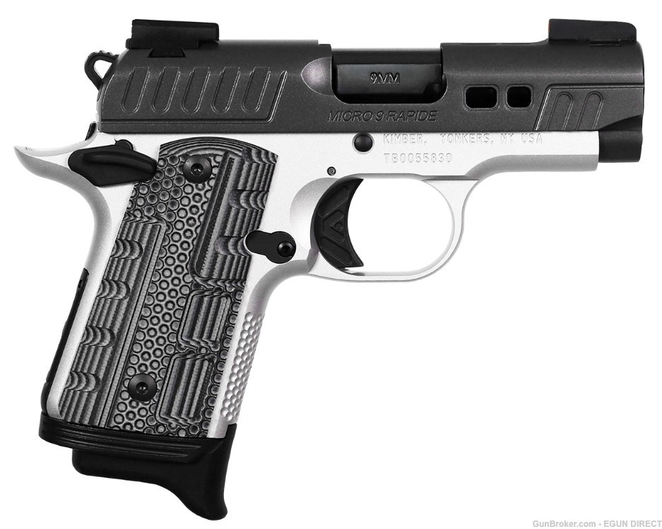 KIMBER MICRO 9 Rapide 9mm 3.2" 7rd Pistol - Two-Tone-img-0